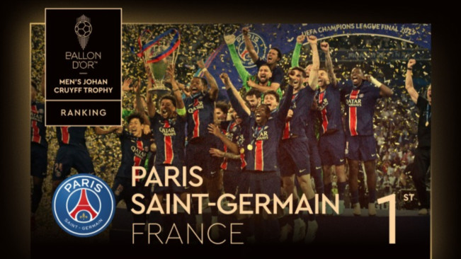 PSG klub terbaik. [Instagram]